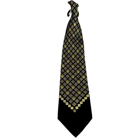 Gianni Versace Handmade Neck Tie for Men, 100% Silk - Picture 2 of 9